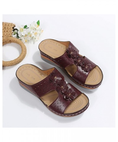 Leather Sandals Women Walking Shoes Women Heel Support Walking Shoes Women Arch Support Walking Sandals for Women Walking San...