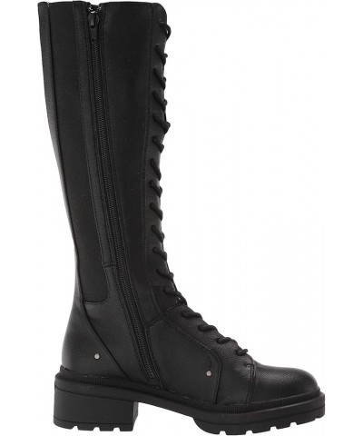 Women's ISSA Nome Pu Over-The-Knee Boot Black $18.98 Pumps