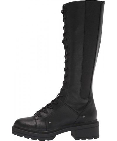 Women's ISSA Nome Pu Over-The-Knee Boot Black $18.98 Pumps