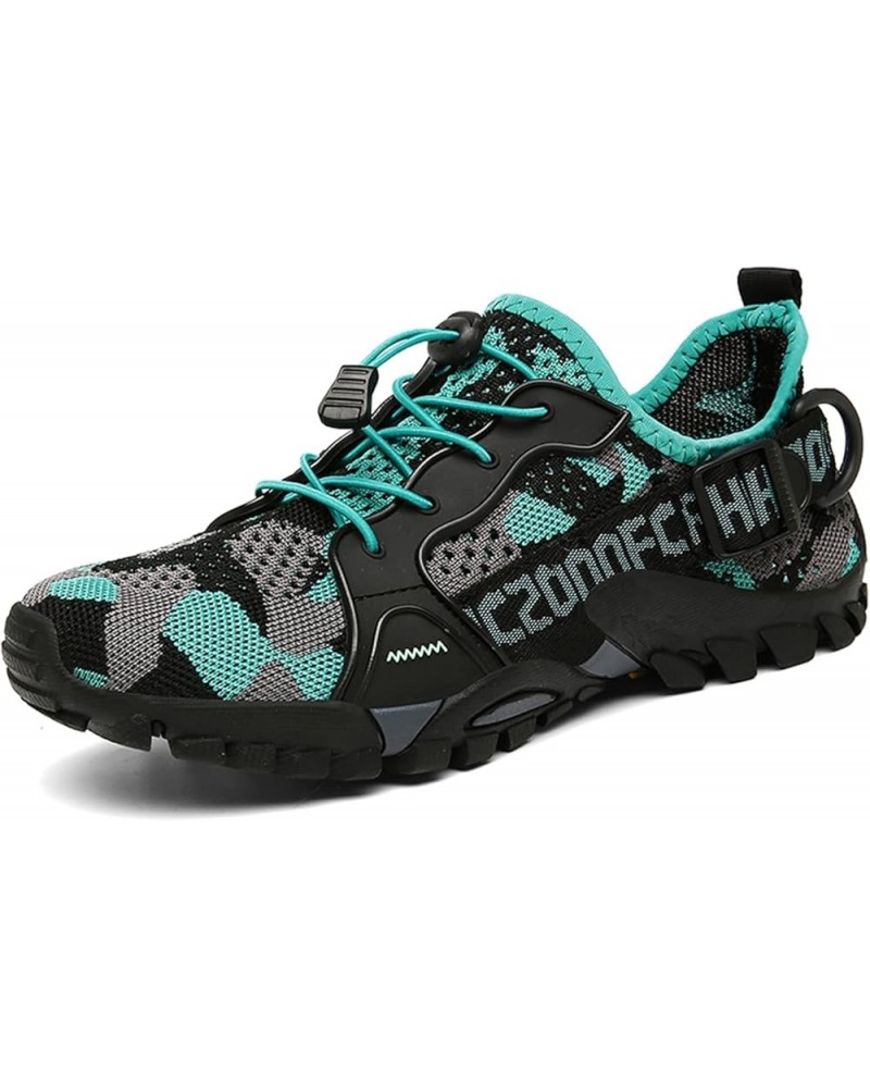 Water Shoes Men Women Hiking Shoes Wear-Resistant Outdoor Shoes Travel Walking Climbing Sneakers 2 Blue $16.79 Athletic Shoes