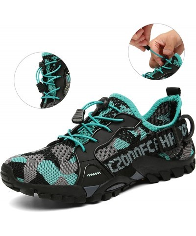 Water Shoes Men Women Hiking Shoes Wear-Resistant Outdoor Shoes Travel Walking Climbing Sneakers 2 Blue $16.79 Athletic Shoes