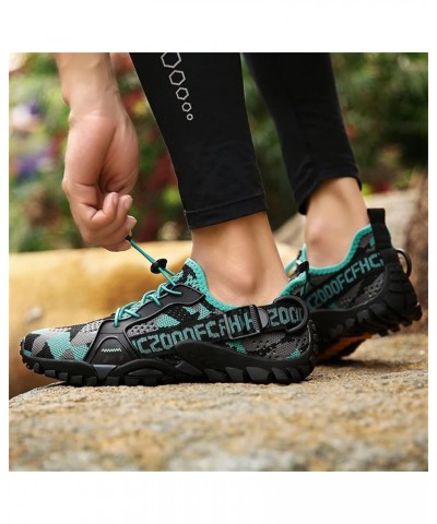 Water Shoes Men Women Hiking Shoes Wear-Resistant Outdoor Shoes Travel Walking Climbing Sneakers 2 Blue $16.79 Athletic Shoes