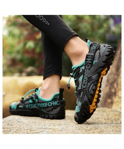 Water Shoes Men Women Hiking Shoes Wear-Resistant Outdoor Shoes Travel Walking Climbing Sneakers 2 Blue $16.79 Athletic Shoes