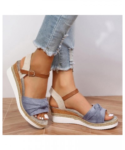 Sport Sandals Women 7 Women Flats Shoes Dressy Black Slip On Sandals Women Black Wedges Sport Sandals Woman Women Sand Grey-8...