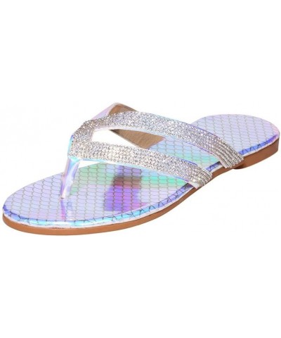 Casual Flops Slippers Sandals Flip Women's Beach Sliders Ladies Shoes Flip Flops for Women Size 5/6 Multicolor $12.97 Sandals