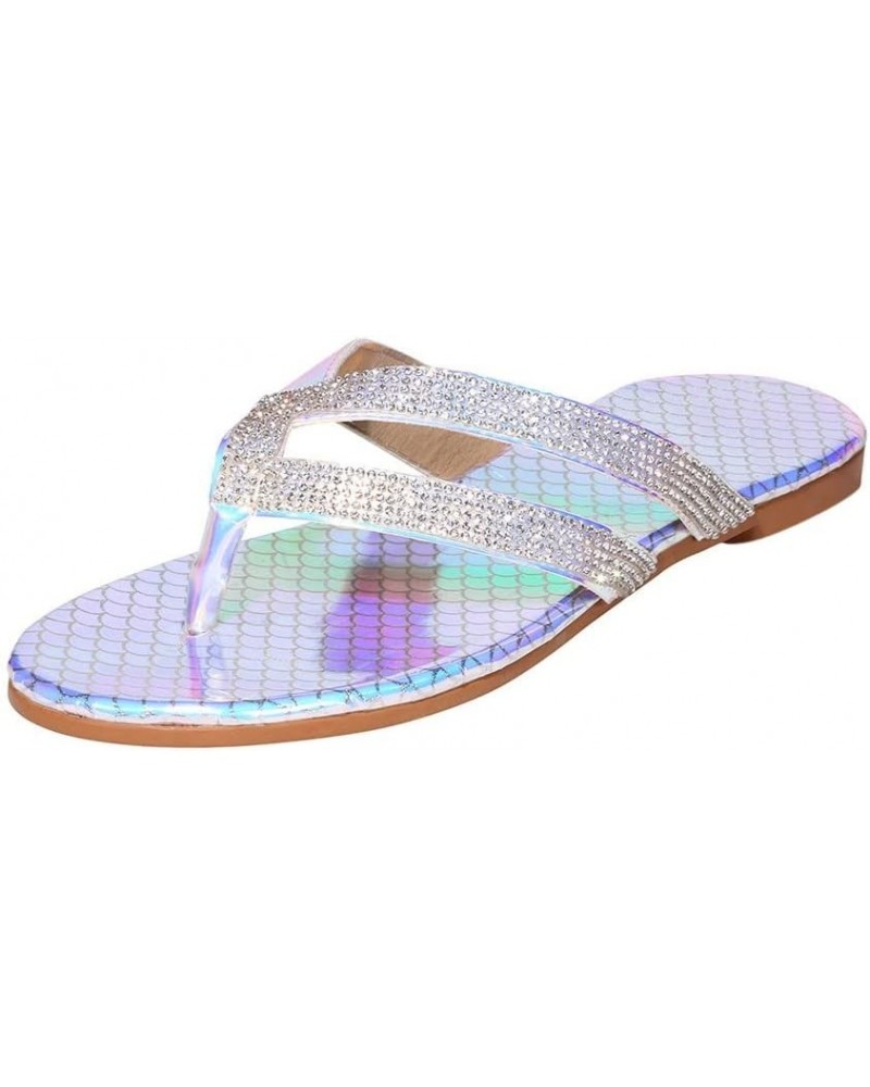 Casual Flops Slippers Sandals Flip Women's Beach Sliders Ladies Shoes Flip Flops for Women Size 5/6 Multicolor $12.97 Sandals