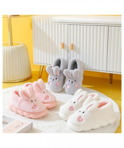 Slippers for Women, Thick Plush Bunny Slippers Boots For Women, Warm Fuzzy Comfy Indoor Shoes Grey $10.50 Boots