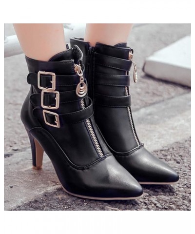 Dressy Ankle Boots for Women Low Heel Wide Width Womens Ankle Booties Low Heel Brown Womens Black Suede Dress Ankle Boots Boo...