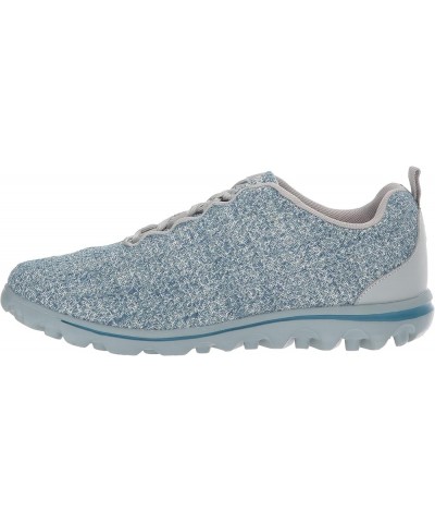 Womens Travelactiv Woven Walking Shoe Denim/Grey $13.71 Fashion Sneakers