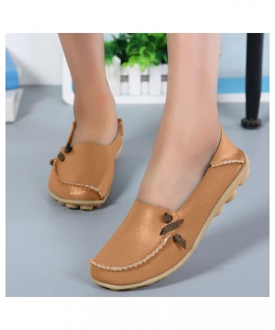 Fashion Womens Breathable Lace Up Shoes Casual Shoes Wedges for Women Formal Brown $12.48 Athletic Shoes