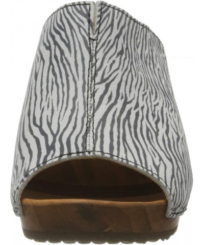 Women's Mules Multicolour Zebra 095 $39.70 Mules & Clogs