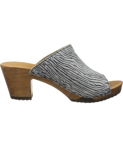 Women's Mules Multicolour Zebra 095 $39.70 Mules & Clogs