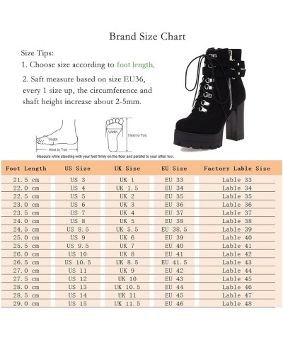 Women Fashion Platform Boots 083 Brown $23.19 Boots