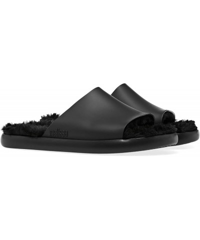 Fluffy Slide Womens Sliders Sand $21.58 Sandals