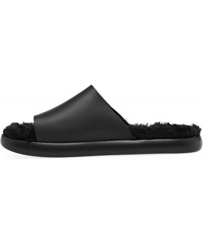 Fluffy Slide Womens Sliders Sand $21.58 Sandals