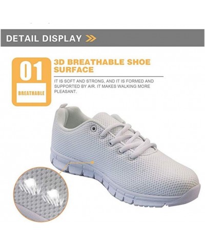 Womens Mens Trainers Sports Running Shoes Causal Travel Walking Shoe Lace-up Breathable,Solid Color Flag $19.00 Outdoor Shoes