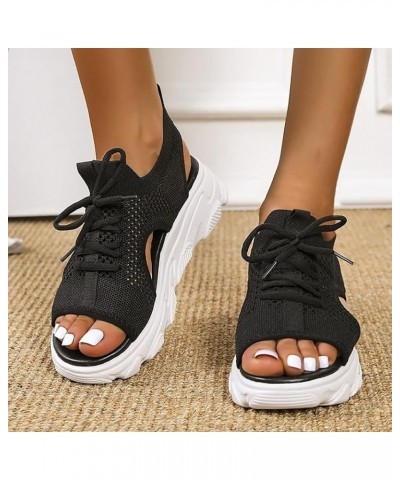 Womens Sandals Shoes Casual Orthotic Comfortable Slides Sandals Beach Boho Sandals Orthopedic Sandals 190-qrcvgj-black-1 $9.4...