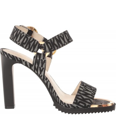 Women's Everyday Block Heel Blaire-Ankle Strap Heeled Sandal Black/Eggnog $37.93 Sandals