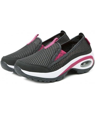 Women's Lightweight Mesh Walking Hiking Shoes Outdoor Running Trail Hiker Non-Slip Backpacking Shoe Dark Gray-rose $27.60 Out...