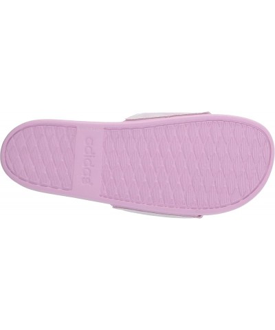 Women's Adilette Comfort Slide Sandal Dash Grey/Clear Lilac/White $15.79 Outdoor Shoes