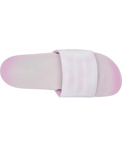 Women's Adilette Comfort Slide Sandal Dash Grey/Clear Lilac/White $15.79 Outdoor Shoes