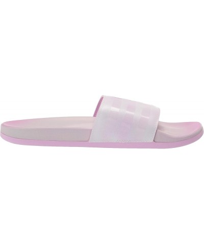 Women's Adilette Comfort Slide Sandal Dash Grey/Clear Lilac/White $15.79 Outdoor Shoes