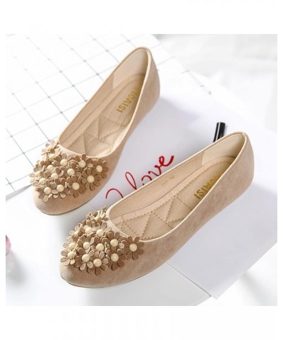 Women Ladies Singles Shoes Flat Shoes Single Shoes Casual Shoes Slip On Work Shoes Comfortable Flat Shoes for Women Standing ...