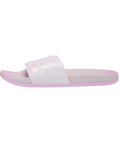 Women's Adilette Comfort Slide Sandal Dash Grey/Clear Lilac/White $15.79 Outdoor Shoes