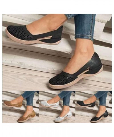 Platform Sandals Women Wedge, Closed Toe Sandals for Women Comfortable Platform Sports Sandals Shoes with Buckle X21-white $1...