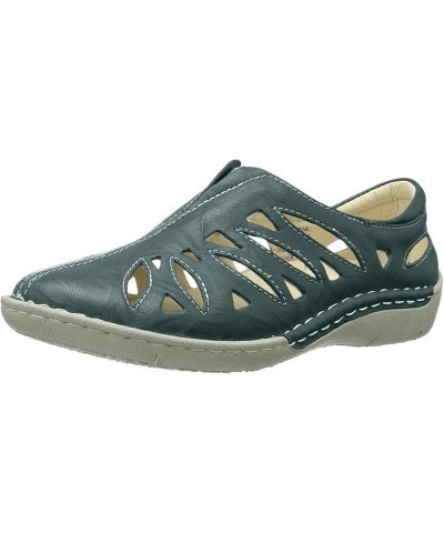 Womens Cameo Slip On Cutout Shoes Aqua $35.26 Loafers & Slip-Ons