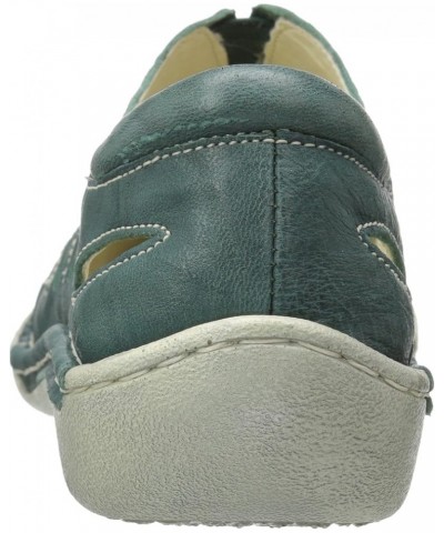 Womens Cameo Slip On Cutout Shoes Aqua $35.26 Loafers & Slip-Ons