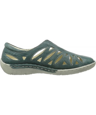 Womens Cameo Slip On Cutout Shoes Aqua $35.26 Loafers & Slip-Ons