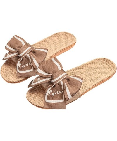 Flip Flops Women Size 11 Airplane Slippers Black Sandals For Women Dressy Stair Slides Indoor For Womens Sand Khaki-d $12.85 ...