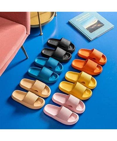 Ultra-Soft Slippers For Women, Eva Open Toe Slide On Sandals, Non-Slip Platform Slides For Women, Bathroom Couple Slippers Or...