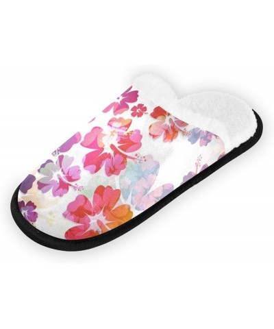 Unisex Slippers Fuzzy Feet Plush Slippers Anti-Slip Warm House Shoes M/L Multi 14 $8.79 Slippers