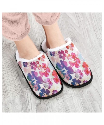 Unisex Slippers Fuzzy Feet Plush Slippers Anti-Slip Warm House Shoes M/L Multi 14 $8.79 Slippers