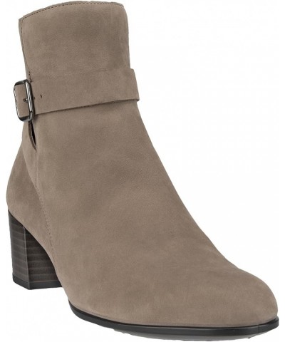 Women's Dress Classic 35mm Buckle Ankle Boot Taupe Nubuck $38.85 Boots