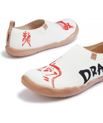 Year of The Dragon Women's Travel Walking Shoes Slip On Casual Loafers 2024 Chinese Lunar New Year Toledoⅰ- Reddy to Soar $70...