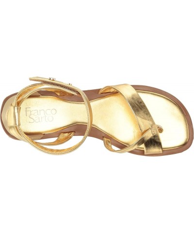 Womens Parker Thong Sandal Gold Leather $32.20 Sandals