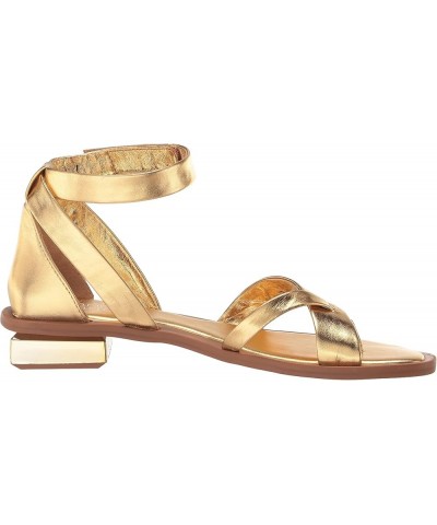 Womens Parker Thong Sandal Gold Leather $32.20 Sandals