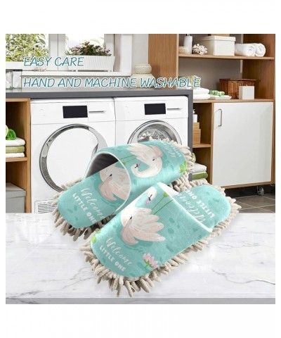 Mop Slippers Shoes, Unisex Cleaning House Slippers Spa Dusting Slippers M-L Multi 8 $9.19 Slippers