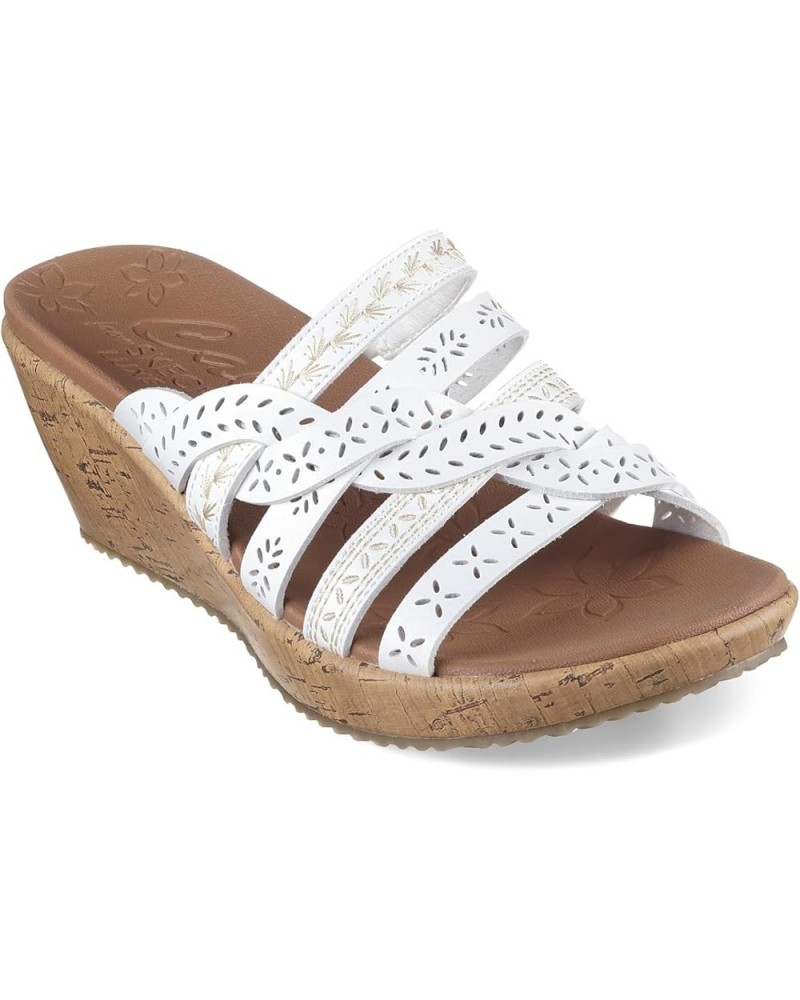 Women's Beverlee-New Resort Wedge Sandal White $34.45 Sandals