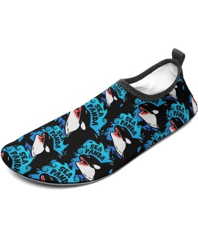 Orca Whale Killer Whales Water Shoes for Women Men Swimming Diving Aqua Socks Swim Beach Barefoot Slip-on 13/14men Style $17....