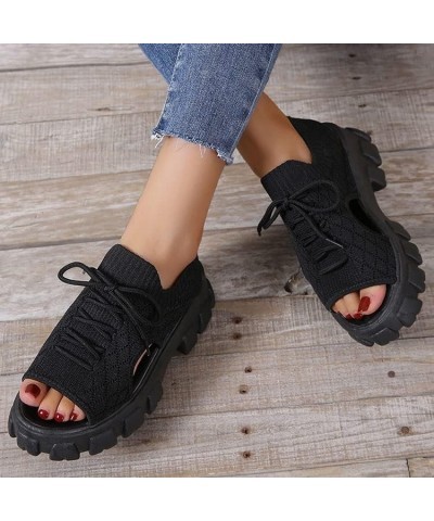 Summer Washable Slingback Orthopedic Mesh Sport Sandals Thick Soled Comfortable Sandals for Women Ankle Elastic Casual Walkin...