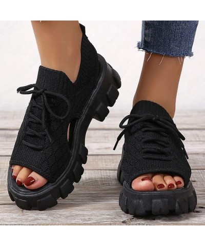 Summer Washable Slingback Orthopedic Mesh Sport Sandals Thick Soled Comfortable Sandals for Women Ankle Elastic Casual Walkin...