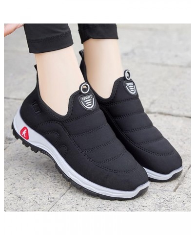 Women Sneakers Trainers Mesh Casual White Sneakers for Women Girls Sneakers Size 2 Black $13.05 Athletic Shoes