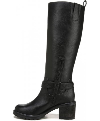 Women's Georgia Knee High Boot Black Faux Leather $20.06 Boots