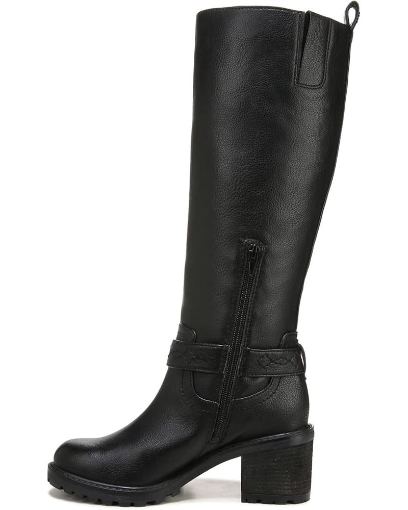 Women's Georgia Knee High Boot Black Faux Leather $20.06 Boots