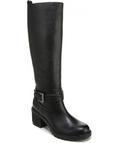 Women's Georgia Knee High Boot Black Faux Leather $20.06 Boots