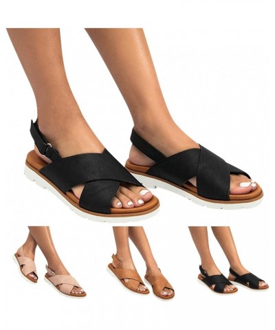 Minimalist Sandals Women Women Sandals Fashionable New Pattern Summer Outdoor Sandals Large Flat Comfortable Casual Style Sho...